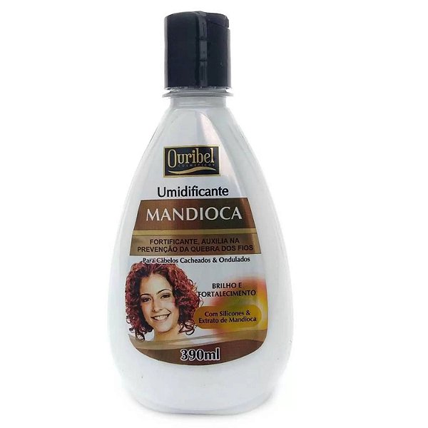 OURIBEL UMIDIFICANTE 390ML MANDIOCA CACHEADOS E ONDULADOS