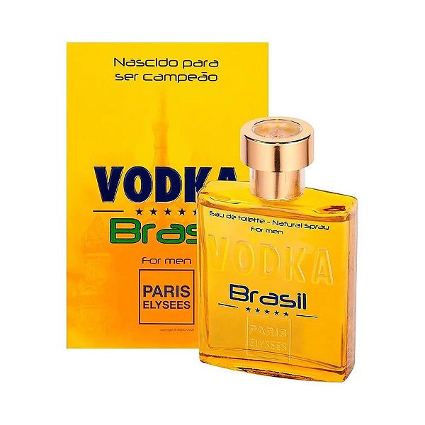 PERFUME VODKA BRASIL FOR MEN ORIGINAL PARIS ELYSEES 100ML
