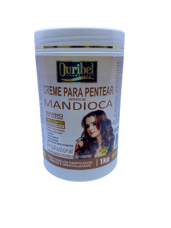OURIBEL CREME P/ PENTEAR 1KG EXTRATO DE MANDIOCA