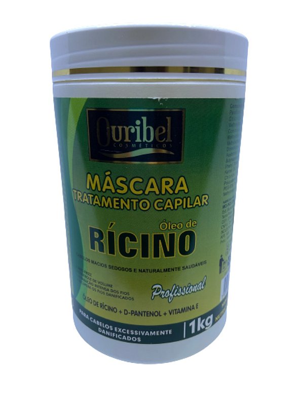 OURIBEL MASCARA TRATAMENTO CAPILAR 1KG OLEO DE RICINO