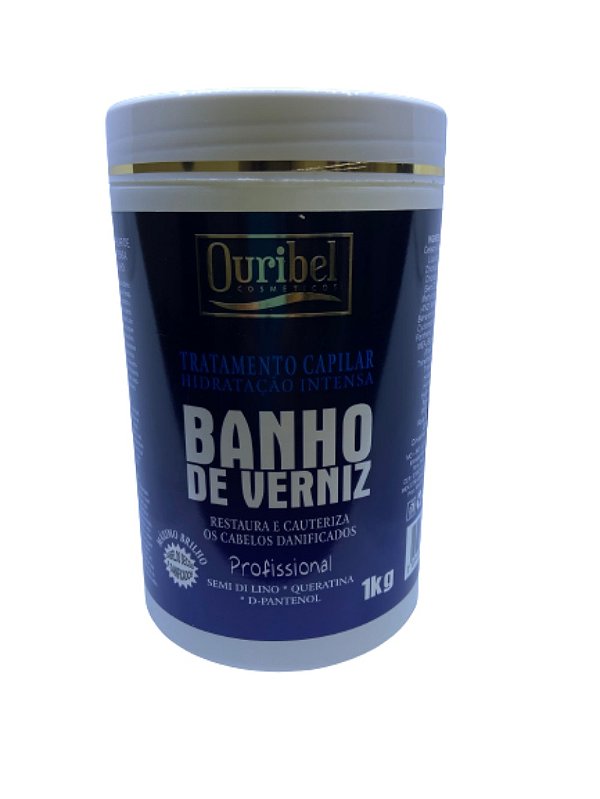 OURIBEL MASCARA TRATAMENTO CAPILAR 1KG BANHO DE VERNIZ