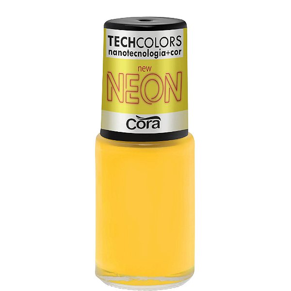 ESMALTE CORA TECHCOLORS NEON YELLOW 9ML