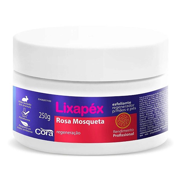 LIXAPEX ESFOLIANTE MAOS E PES ROSA MOSQUETA 250G