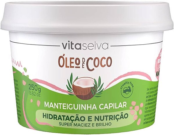 MANTEIGUINHA DE OLEO DE COCO VITA SEIVA 250G