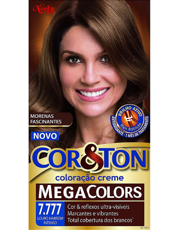 TINTURA COR TON 7.777 MARROM INTENSO PROFUNDO