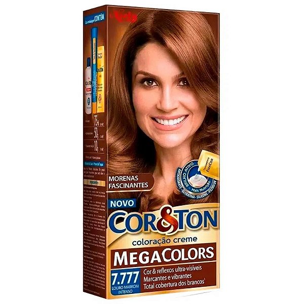 TINTURA COR TON 7.777 MARROM INTENSO PROFUNDO