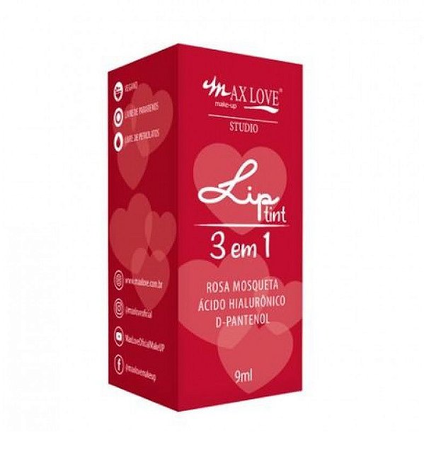 MAX LOVE LIP TINT 3X1 9ML REF:502