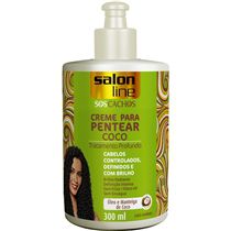 CREME DE PENTEAR SALON LINE SOS CACHOS DE COCO 300ML