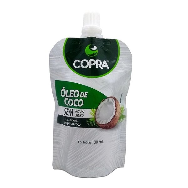 OLEO DE COCO COPRA EXTRA VIRGEM SEM SABOR SACHE 100ML