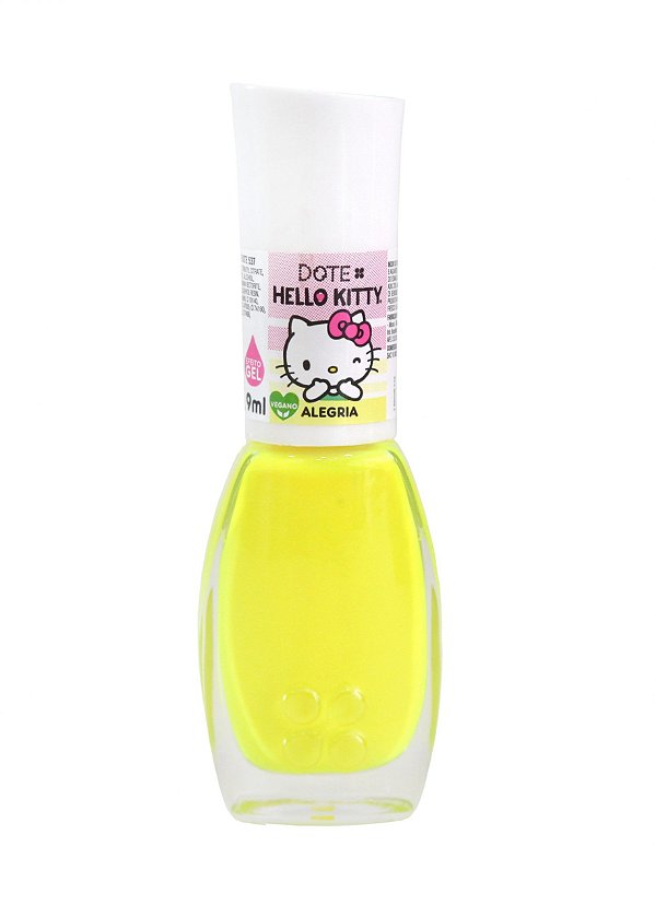 ESMALTE DOTE HELLO KITTY NEON ENERGIA EFEITO GEL 9ML