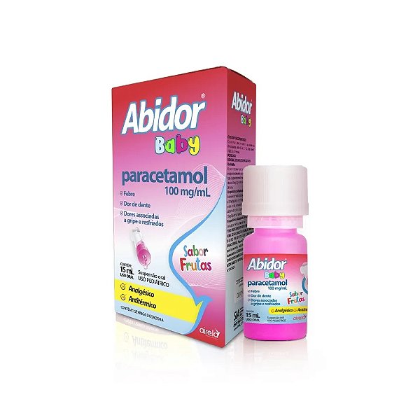 ABIDOR BABY PARACETAMOL 100MG/ML  15ML