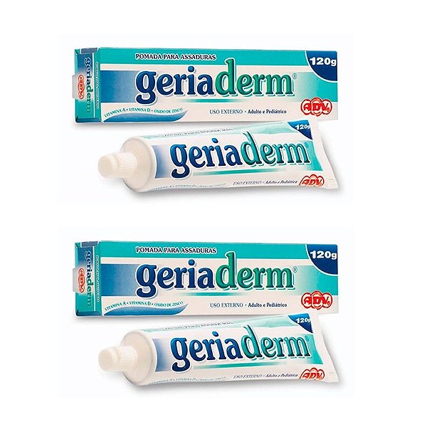 GERIADERM POMADA PARA ASSADURAS 120GR ADV (KIT C/2)