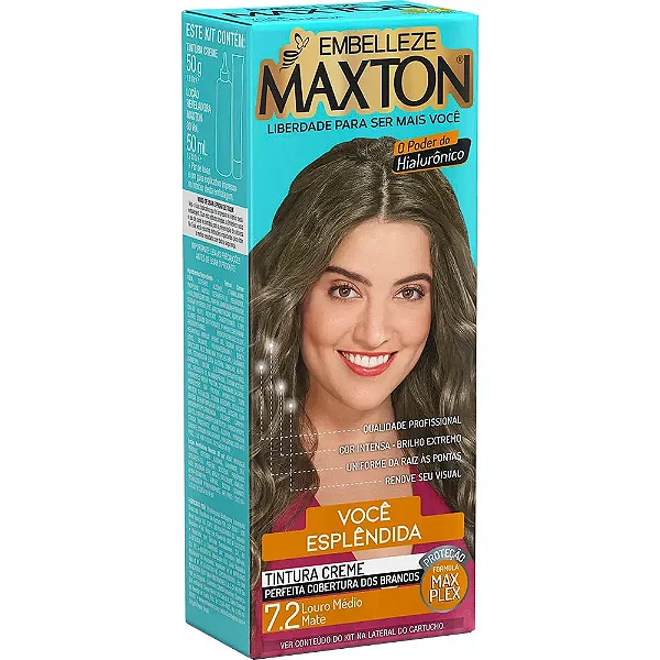 TINTURA MAXTON 7.2 LOURO MEDIO MATE