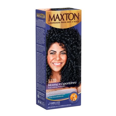 TINTURA MAXTON 1.110 PRETO INTENSO PROFUNDO