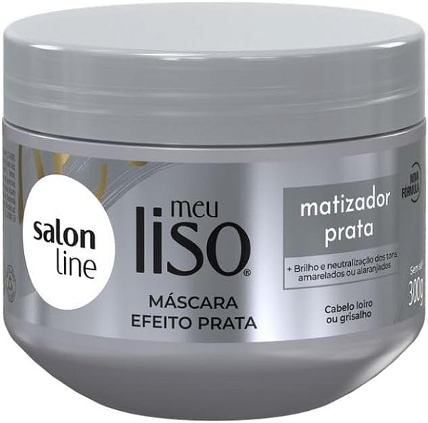 MASCARA Salon LINE MEU LISO PRATA 300GR