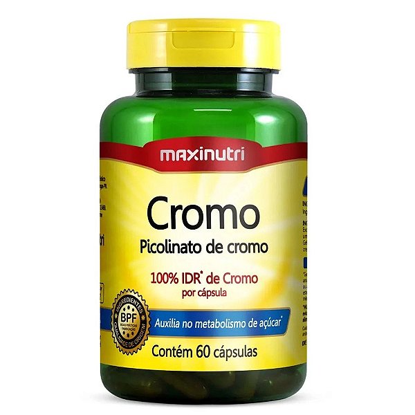 PICOLINATO CROMO 60 CAPS MAXINUTRI