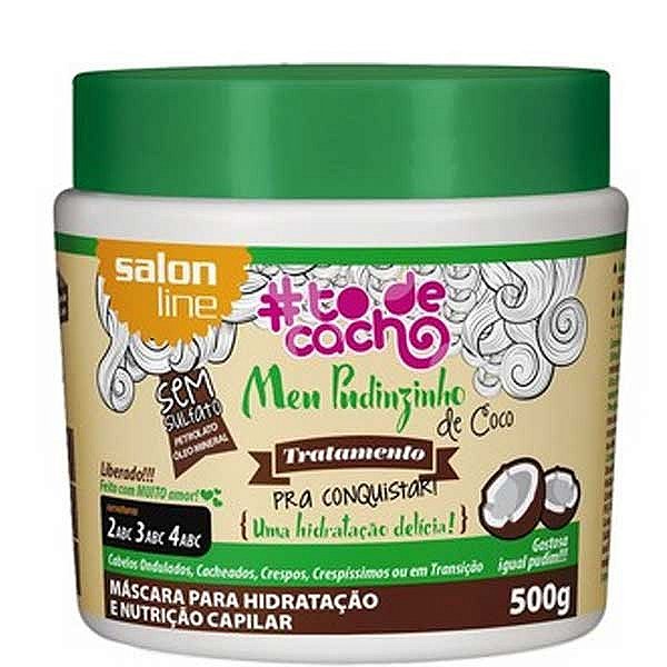 MASCARA SALON LINE TO DE CACHOS MEU PUDINZINHO DE COCO 500G