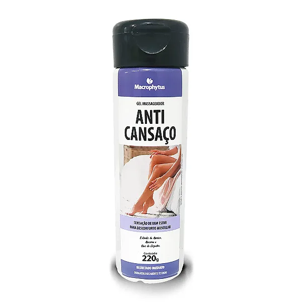 GEL ANTI CANSACO PERNAS E PES 220g MACROPHYTUS