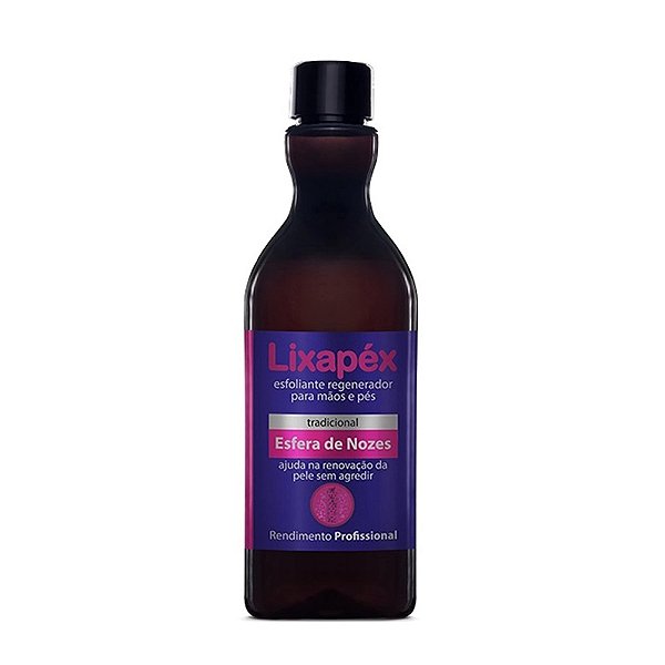 LIXAPEX PANTENOL +UV A +ESFERA DE NOZES FLIPTOP 400ML
