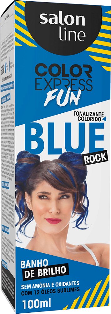 TONALIZANTE SALON LINE COLOR EXPRESS BLUE ROCK 100G
