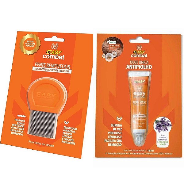 kit easy combat pente aço + Dose unica