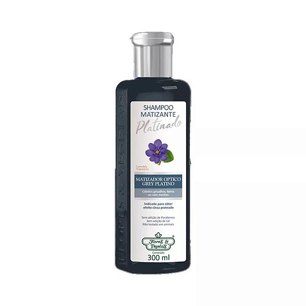 SHAMPOO FLORES E VEGETAIS MATIZANTE PLATINADO 310ML