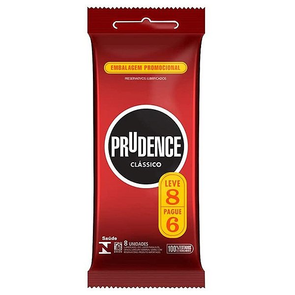 PRESERVATIVO PRUDENCE LUBRIFICADO L8 P6