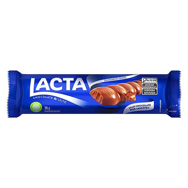 CHOCOLATE AO LEITE LACTA 34 GR