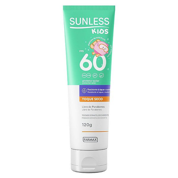 SUNLESS PROTETOR SOLAR FPS 60 KIDS 120G