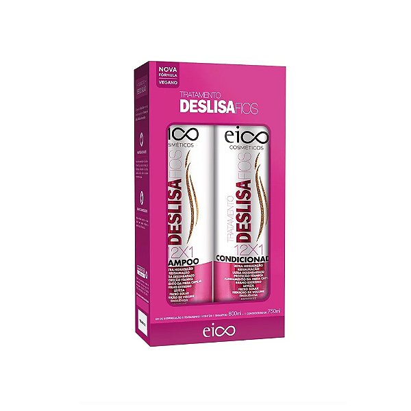 Kit Eico Shampoo 800ml+Condicionador 750ml DESLISA