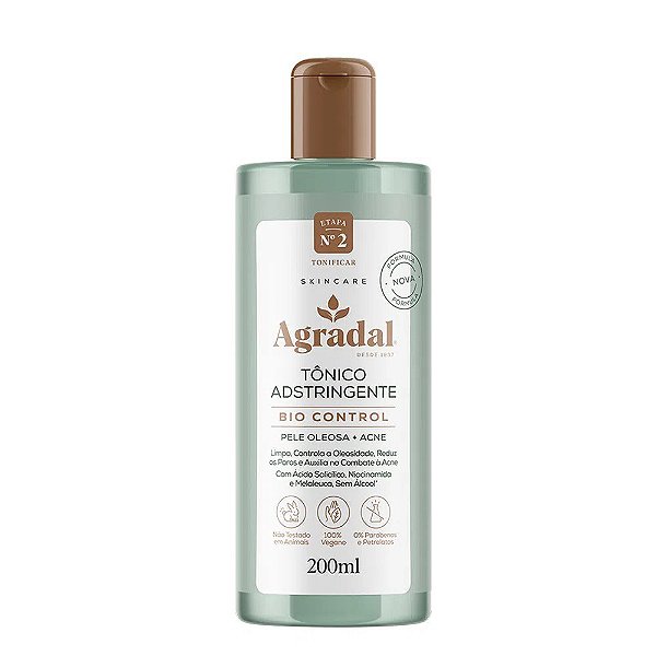 TONICO ADSTRINGENTE  BIO CONTROL AGRADAL 200ML