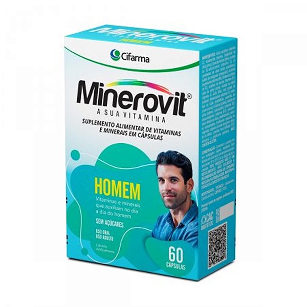 MINEROVIT HOMEM 60CAPS CIFARMA