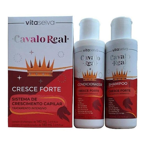 CRESCE FORTE VITA SEIVA CAVALO REAL SHAMPO+CREME