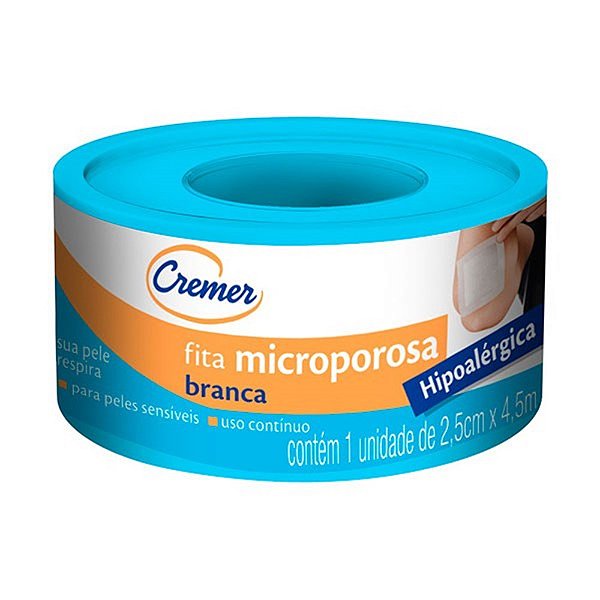 CREMER FITA MICROPOROSA BRANCO 25X4,5