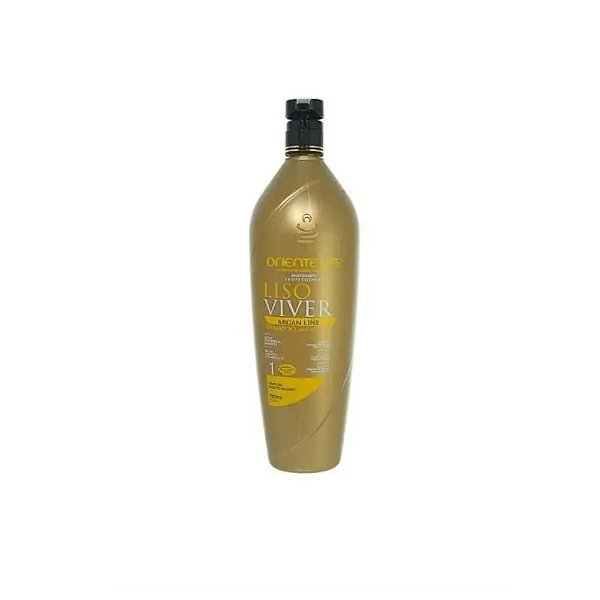 SHAMPOO ANTI RESIDUO LISO VIVER ARGAN LINE 1LITRO