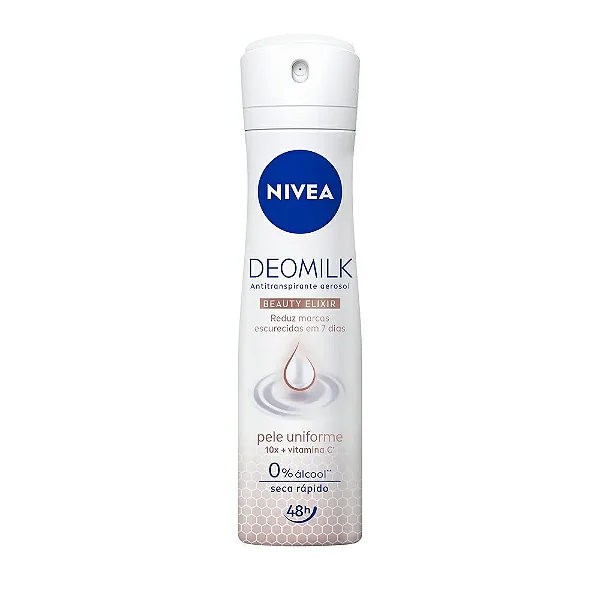 DESODORANTE NIVEA AEROSOL WOMAN DEOMILK PELE UNIFORME 150ML