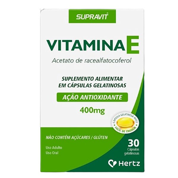 SUPRAVIT VITAMINA E 400MG 30CAPS KLEY