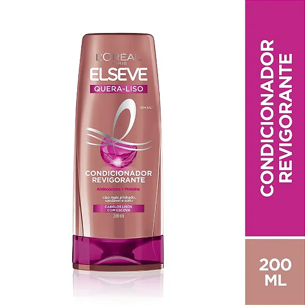 CONDICIONADOR ELSEVE QUERA LISO 200ML