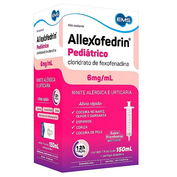 ALLEXOFEDRIN XPE INF  150ML EMS