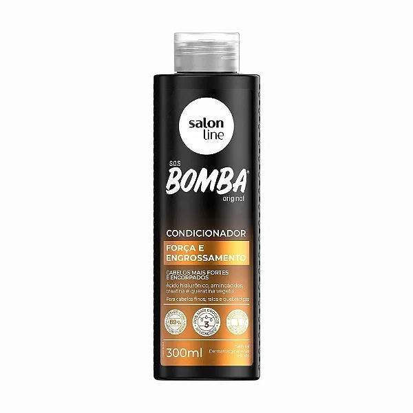 CONDICIONADOR SALON LINE SOS BOMBA FORÇA E ENGROSSAMENTO 300ML
