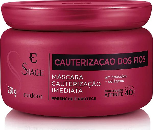 Máscara Capilar Siàge Cauterização dos Lisos 250g