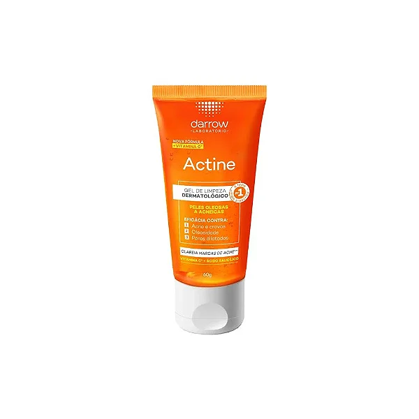 ACTINE GEL DE LIMPEZA PELE OLEOSAS E ACNEICAS 60G