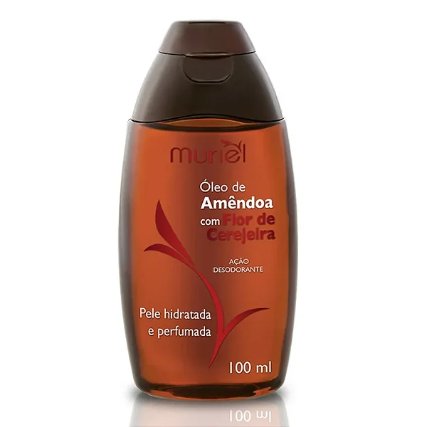 OLEO DE AMENDOAS MURIEL CORPORAL FLOR DE CEREJEIRA 100ML