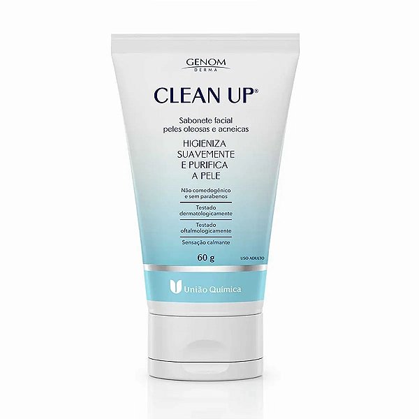 CLEAN UP SABONETE FACIAL 60G GENOM