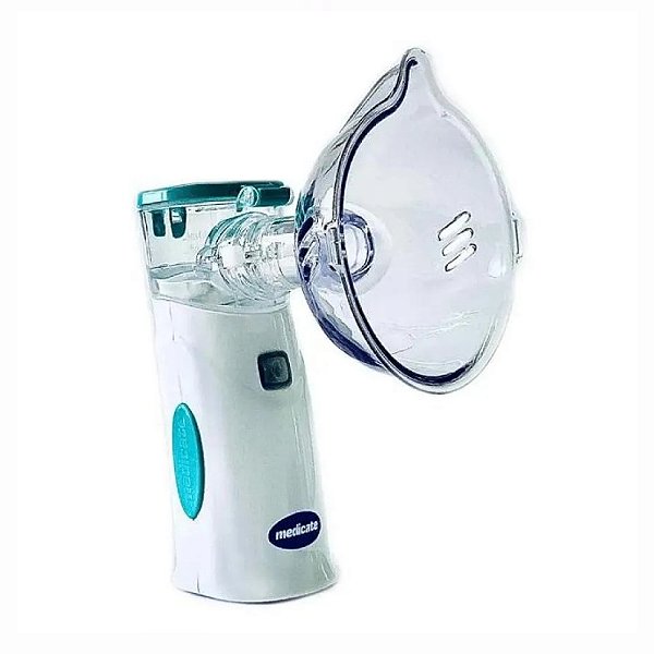 INALADOR PORTÁTIL  MEDICATE MESH COLORS AZUL C/2 MASCARAS