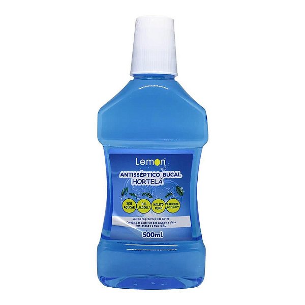 ANTISSEPTICO BUCAL LEMON 500ML HORTELA