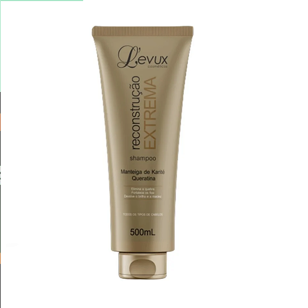 LEVUX SHAMPOO MANTEIGA DE KARITE QUERATINA REC EXTREMA 500ML
