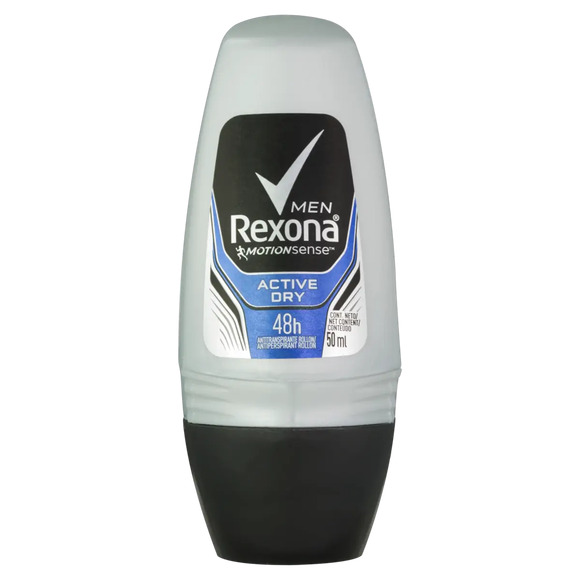 DESODORANTE REXONA ROLL ON 50ML MEN ACTIVE DRY
