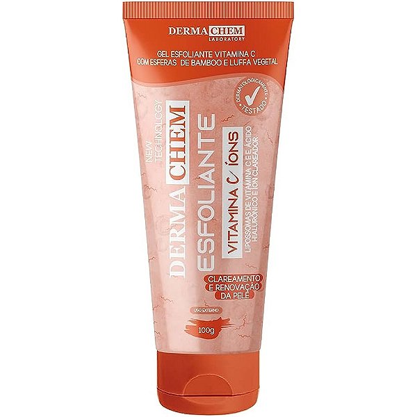 Gel Esfoliante Facial DermaChem Vitamina C 100g