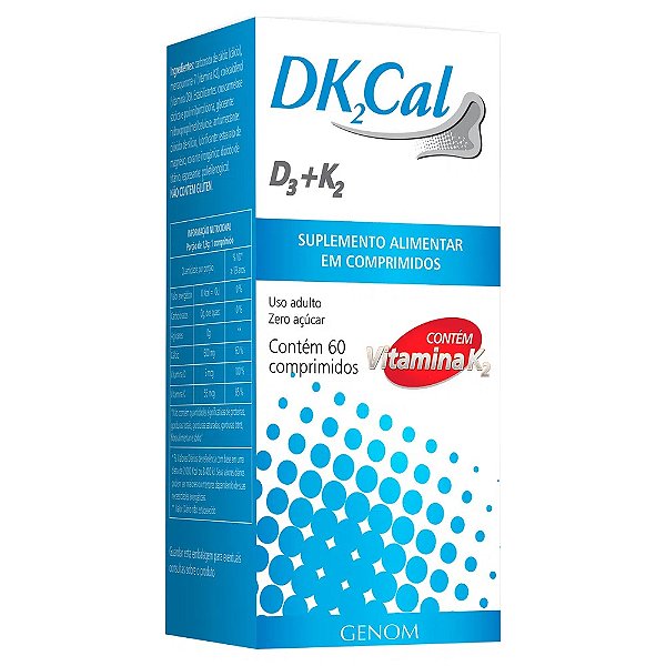 DK2CAL CALCIO 600MG +D3+K2 60CPR GENOM